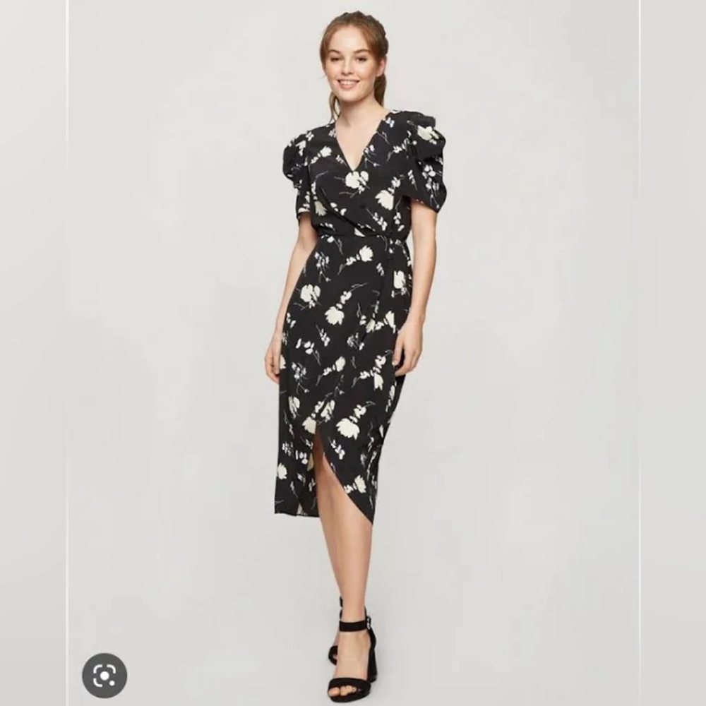 Miss Selfridge Wrap Midi Dress